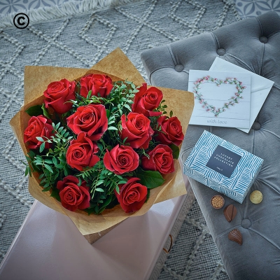 Red Rose Anniversary Gift Set